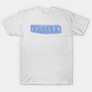 Epsilon Blue Brush Stroke T-Shirt